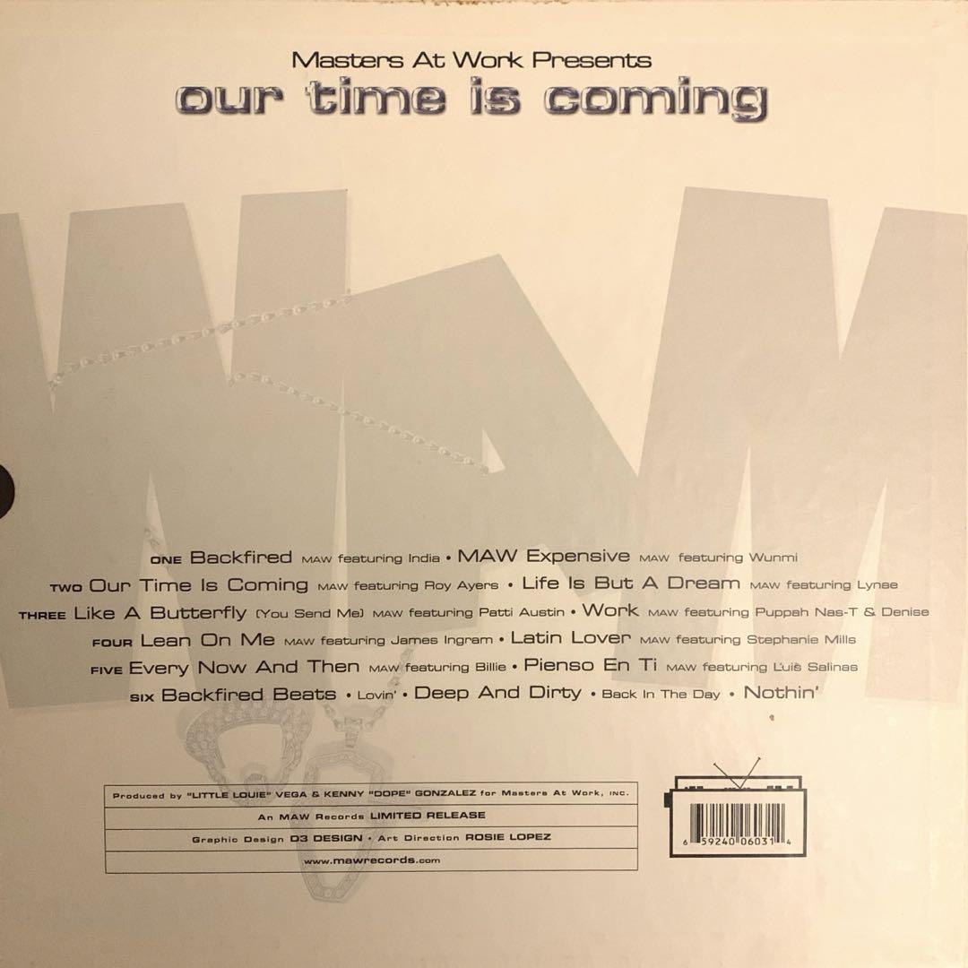 洋楽 Masters at Work our time is coming LP