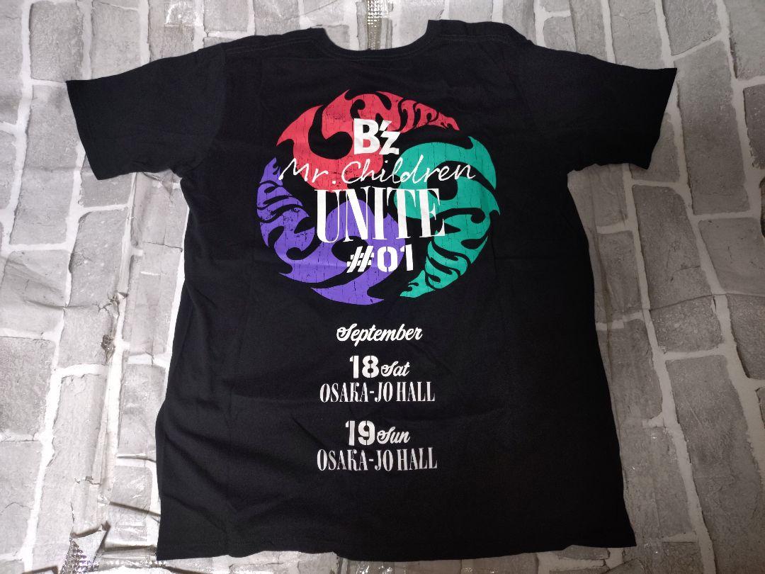 【B'z✖Mr.Children】【UNITE】 Lサイズ 一回着用】【美品】【Lサイズ】【B'z✖Mr.Children】【UNITE