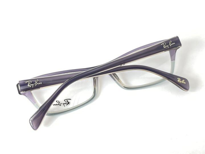 未使用 正規品 Ray Ban ウェリントン ライトパープル メガネ F40