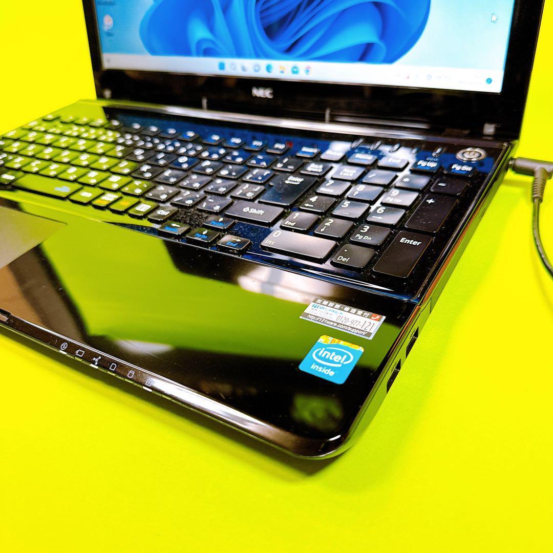新品SSD⭐️ windows11 ノートパソコン カメラ オフィス 初心者