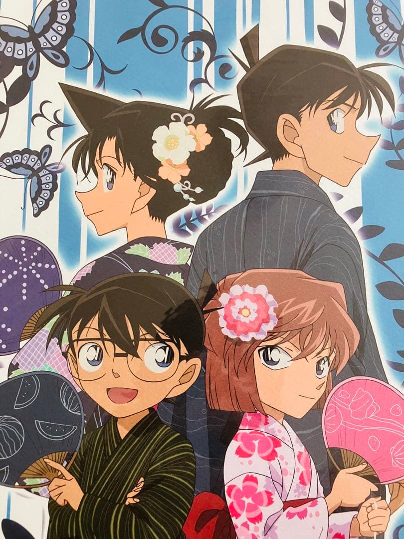 シルバーピーチ 名探偵コナン 灰原哀 江戸川コナン 非売品 大型カード