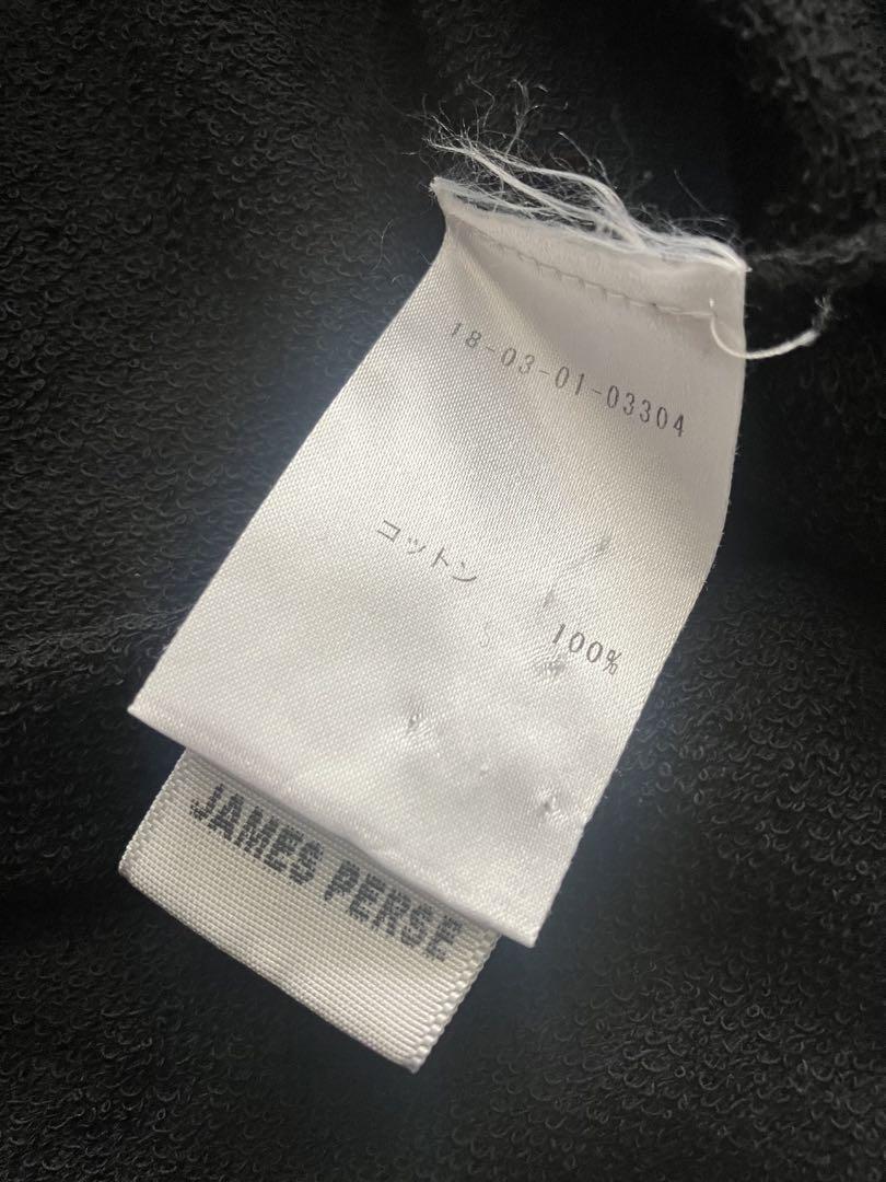 【美品】JAMES PERSE ジェームスパース　長袖　カットソー　黒　2