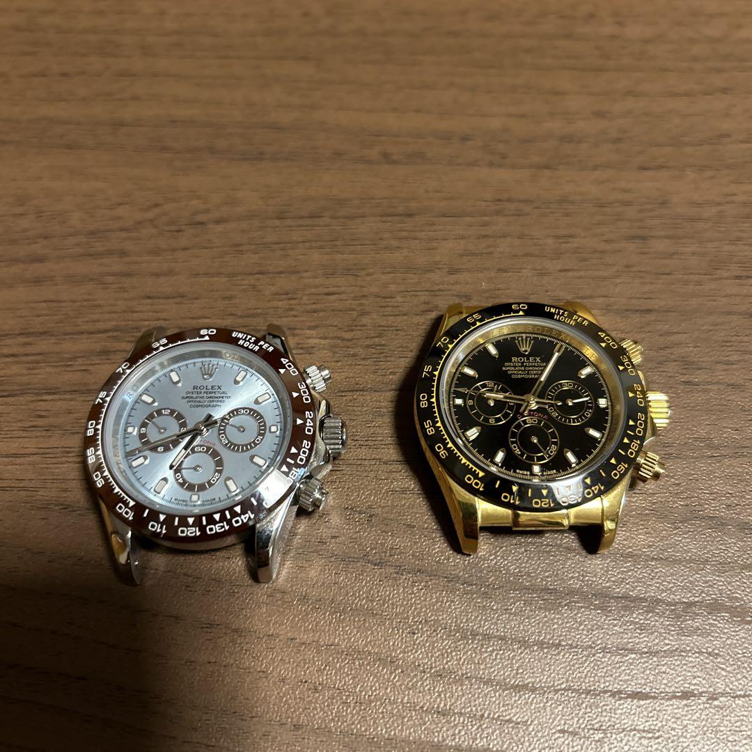 【フェイク】ROLEX デイトナ シルバー ゴールド セット