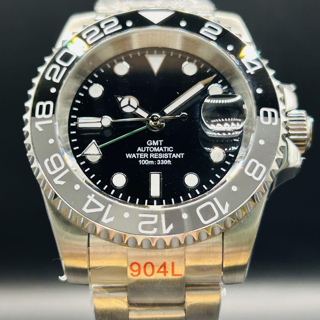 新品 ノーロゴ Tandorio GMT MOD オマージュ 自動巻 NH34