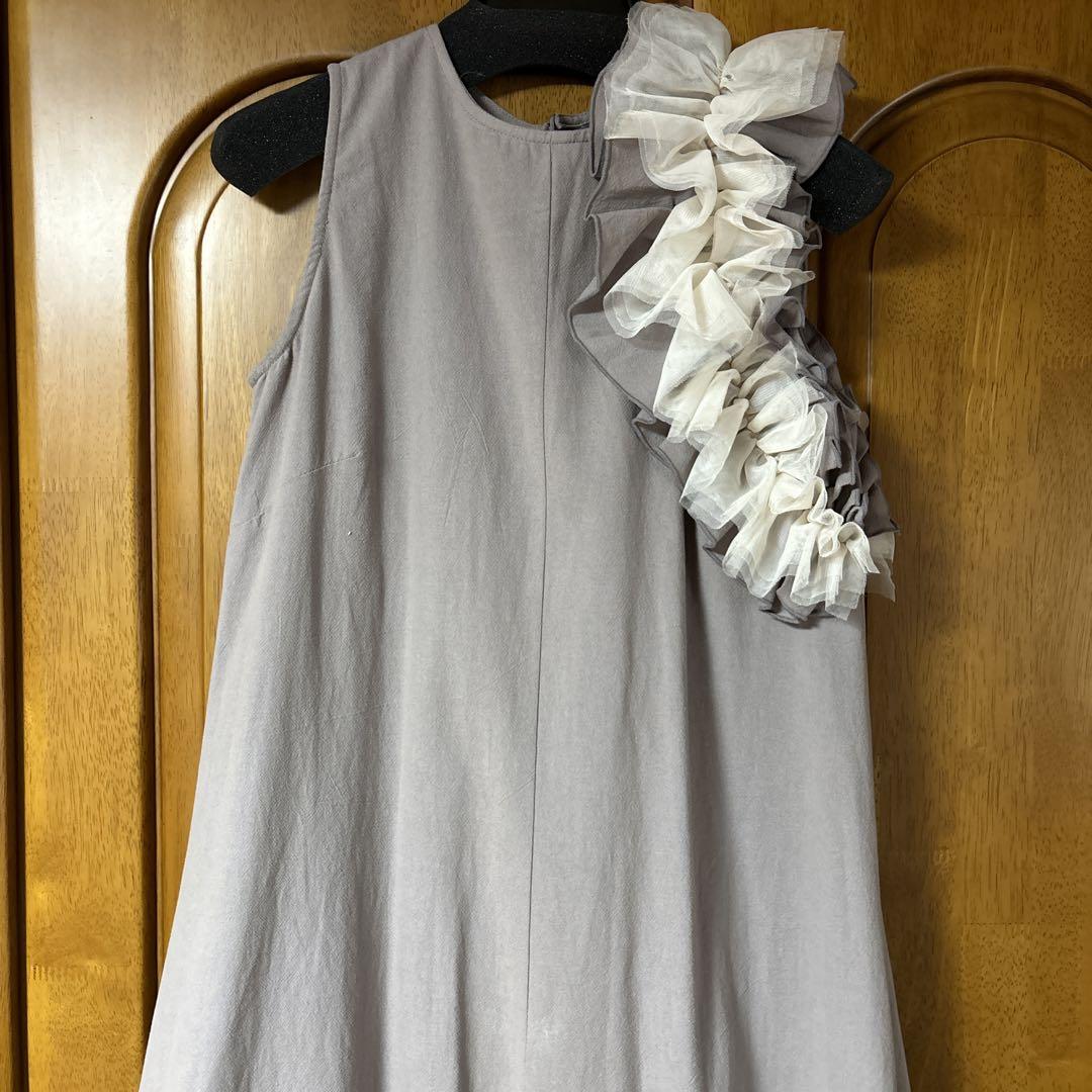 未使用 acka tulle no sleeve one-piece ワンピース