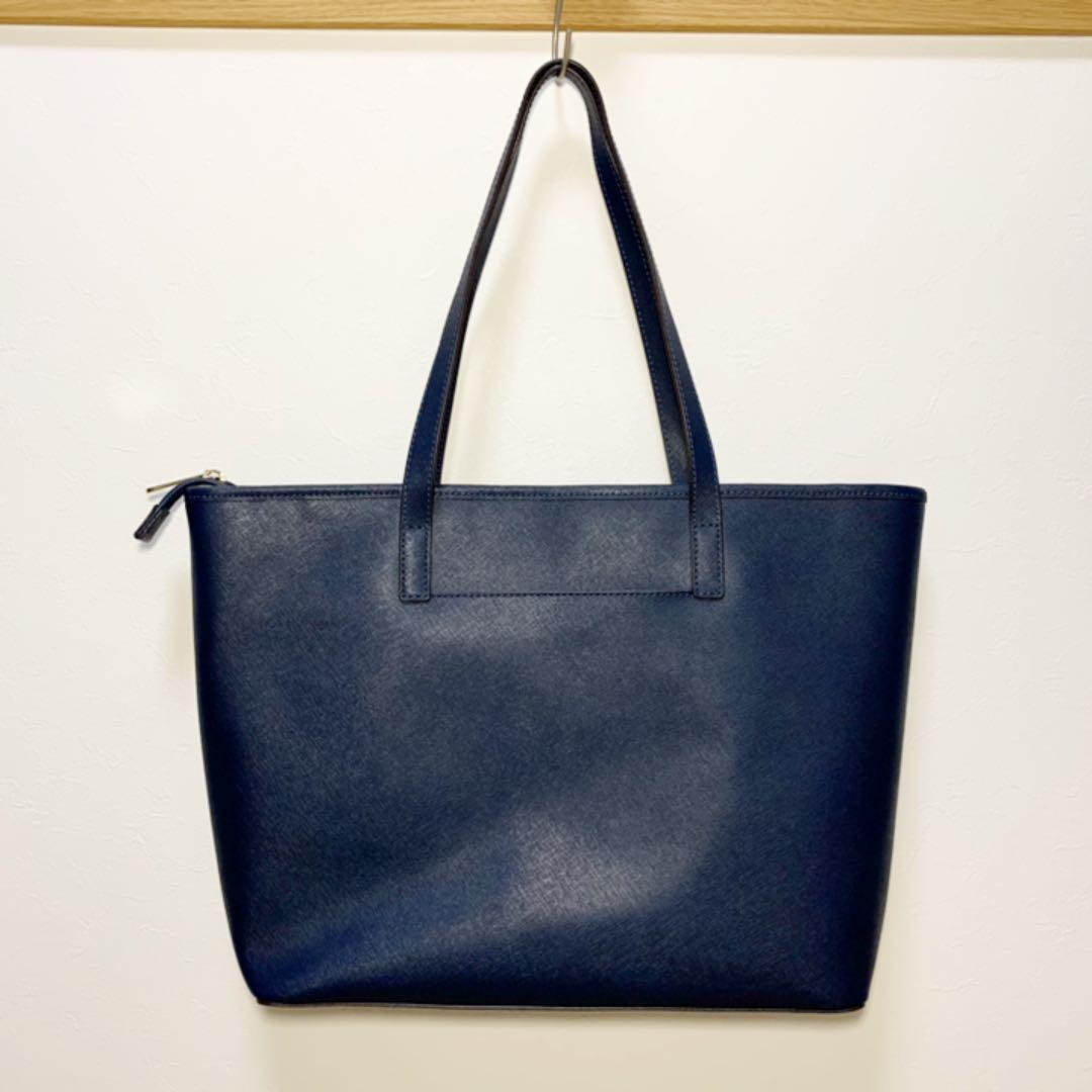 好評安い マイケルコース トート バッグ 鞄 美品 ネイビー RLXSV-m48673467960 2022新作登場