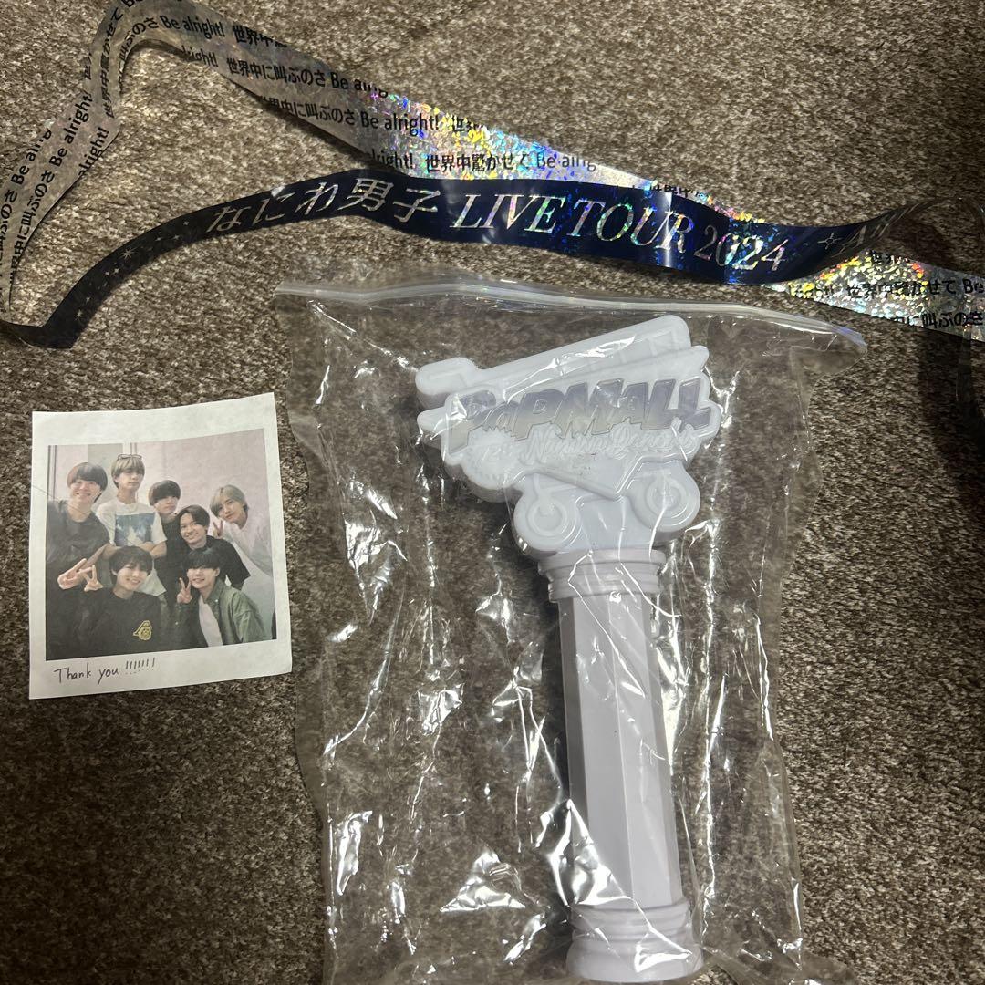 なにわ男子LIVETOUR2024 ＋Alpha 銀テープ チェキ風写真 落下物