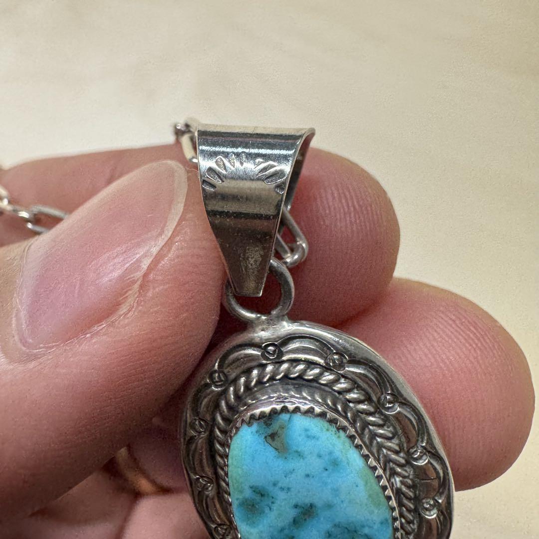 ビスビーターコイズ】sterling silver925 ペンダントトップ