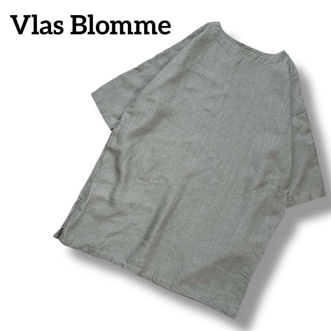 Vlas Blomme　ヴラスブラム　膝丈ワンピース　チュニック　リネン