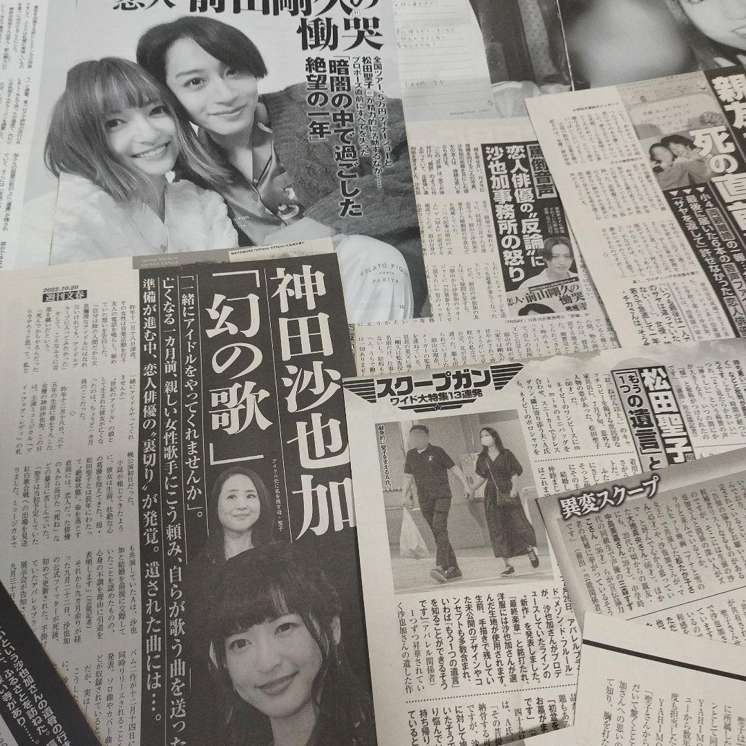 神田沙也加　sayaka人形　グリコ　glico 切り抜き付き 神田沙也加（SAYAKA）さん切り抜き8ページ（美品