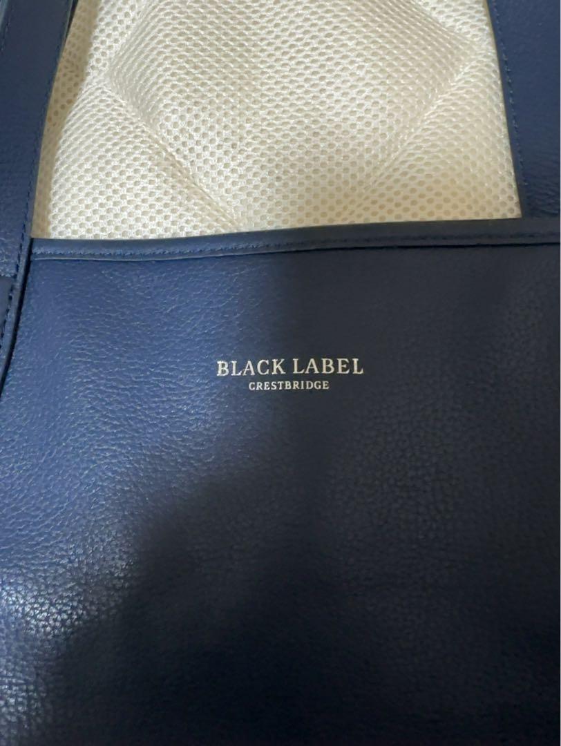 ブラックレーベルクレストブリッジ  トートバッグ ネイビー