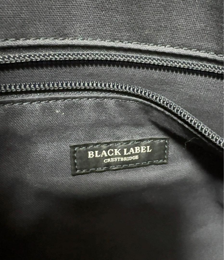 ブラックレーベルクレストブリッジ  トートバッグ ネイビー