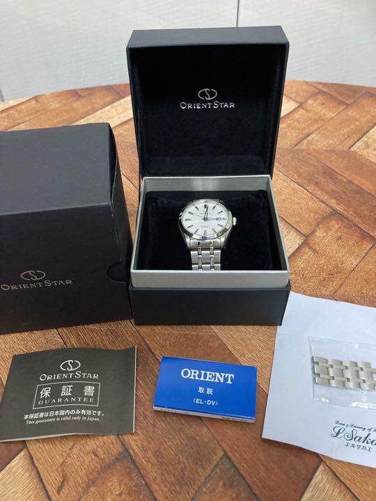 オリエントスター　ORIENT STAR スタンダード　デイト　ホワイト　時計