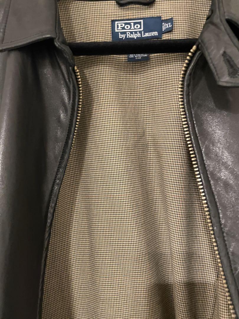 【スペシャル】Polo Ralph Lauren レザージャケット XL 黒