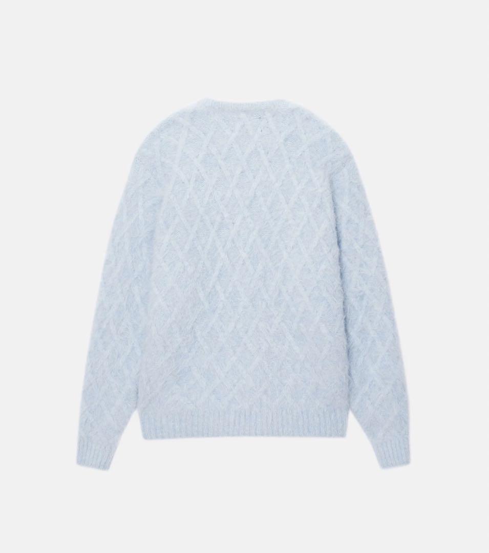 値下げいたしました FUZZY LATTICE CREW SWEATER 画像2