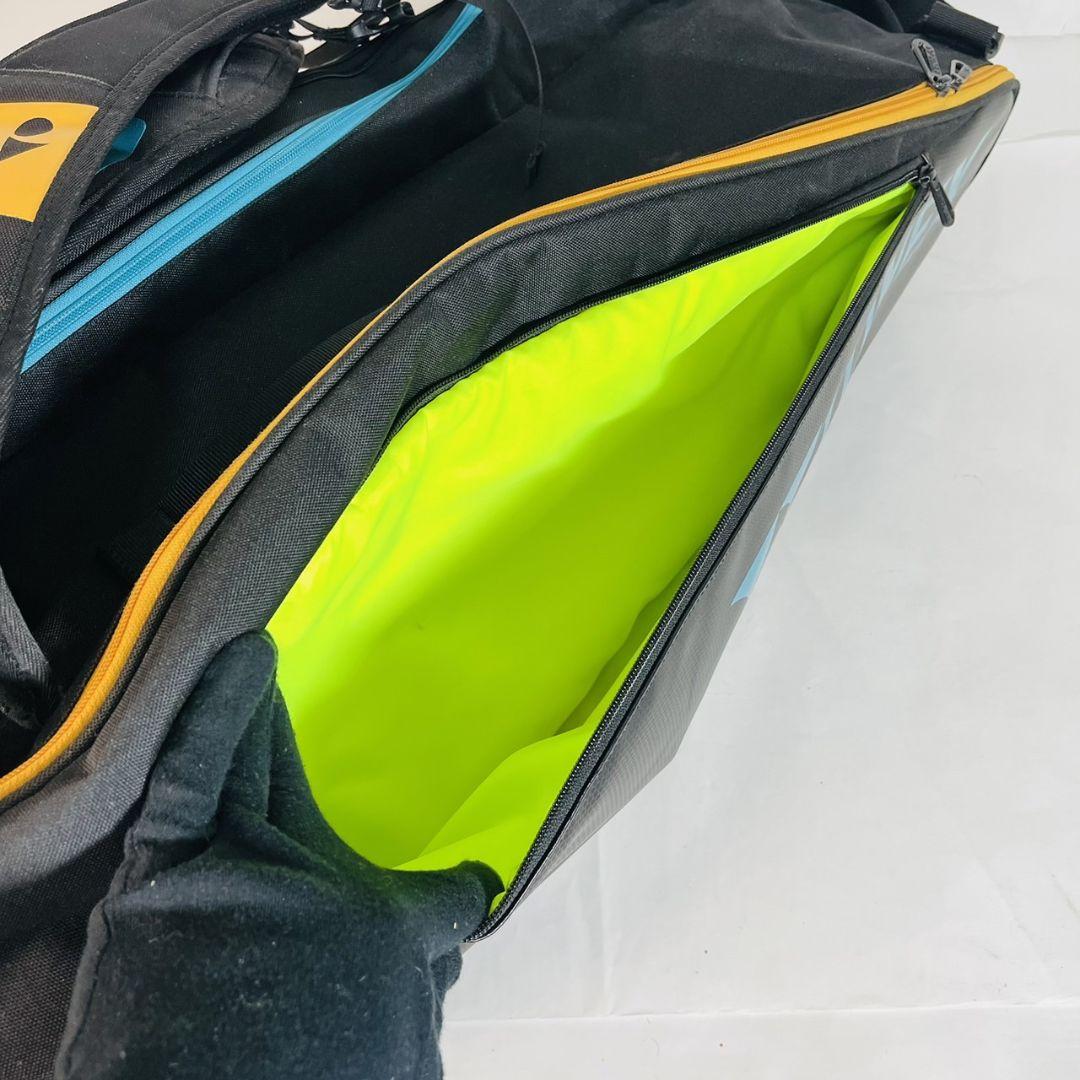 ヨネックス トーナメントバッグ ブラック ゴールド YONEX