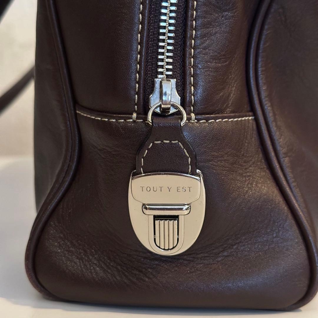 TOUT Y EST SAC LOQUETロケバッグ ソフトブラウン TOUT Y EST SAC LOQUETロケバッグ ソフトブラウン