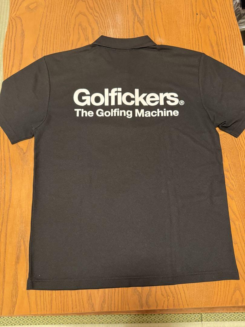 Golfickers 黒ポロシャツ Lサイズ Amazon.co.jp: 限定受注生産 Golfickers ゴルフィッカーズ