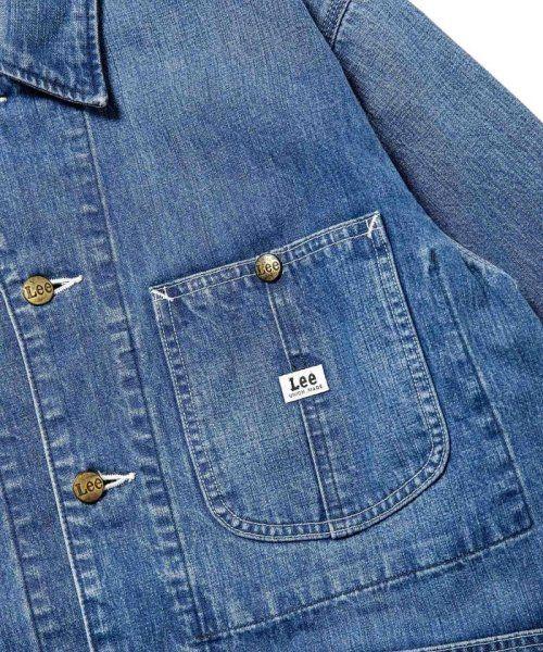 ナノユニバース Lee 別注カバーオール 加工ブルー Sサイズ