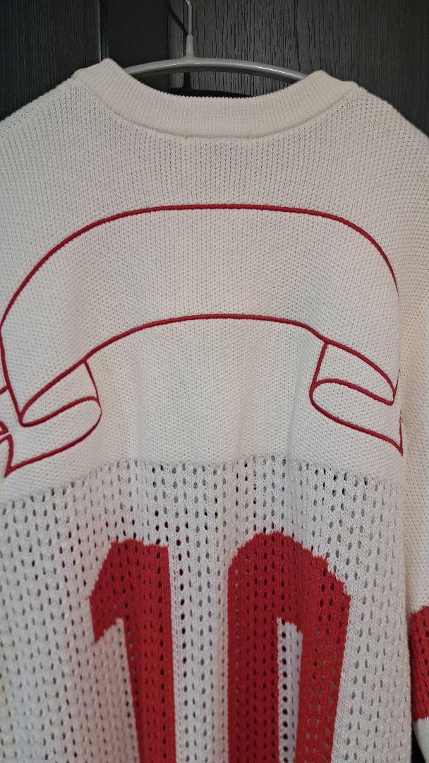 ASKYURSELF ニット Knit Mesh Jersey L
