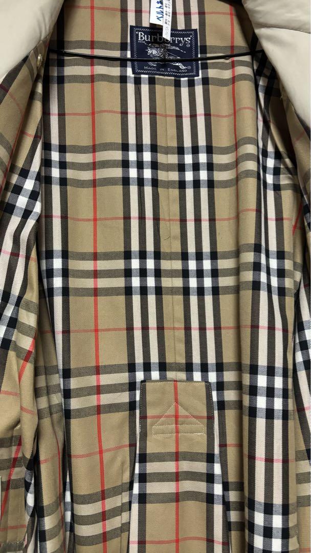 【美品】Burberrys バーバリー ステンカラーコート ノバチェック