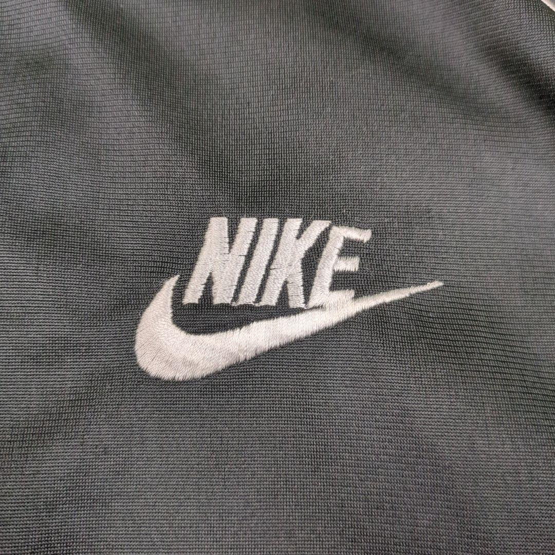 【k7914】USA古着90s00sナイキスウッシュ刺繍ロゴトラックジャケット NIKE☆ナイキ スウッシュ刺繍ロゴ ジャージ トラックジャケット