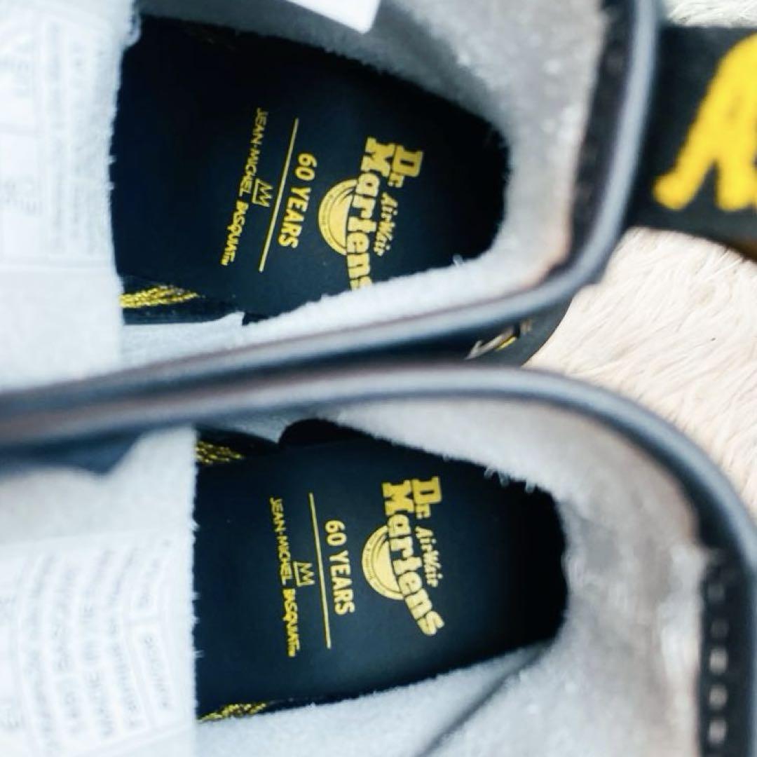 【極美品】Dr.Martens 60周年 バスキア 1460 8ホール UK3 極美品】Dr.Martens 60周年 バスキア 1460 8ホール UK3