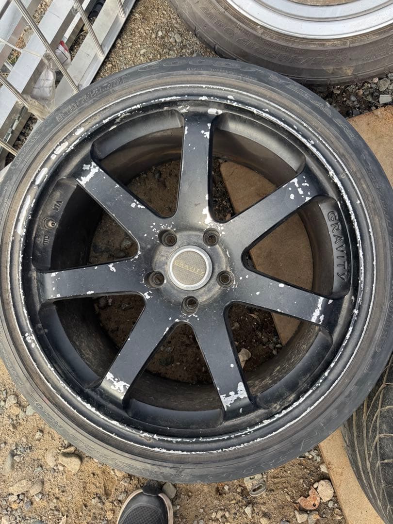 GRAVITY 18インチ 9j25 ドリケツ全体的に状態が悪い BRIGHTFACE_UK