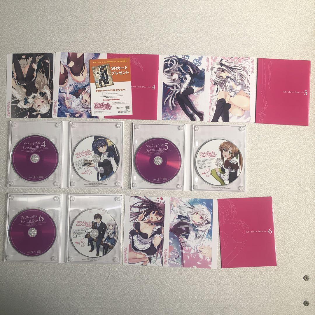 Blu-ray まとめ アブソリュート・デュオ vol.1～6【動作確認済み】