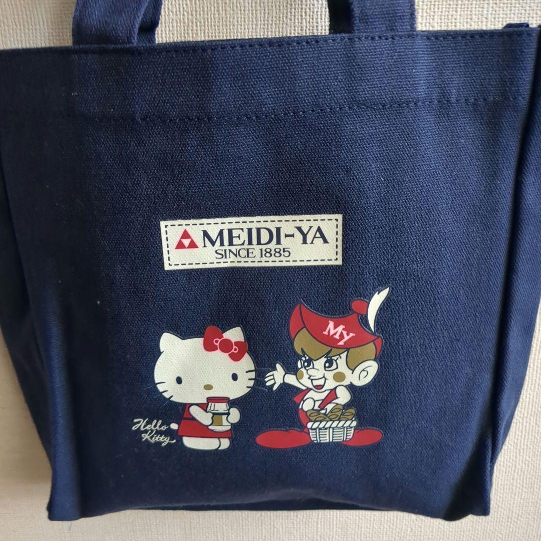 限定商品明治屋✖ハローキティコラボキャンバスミニトートバッグ
