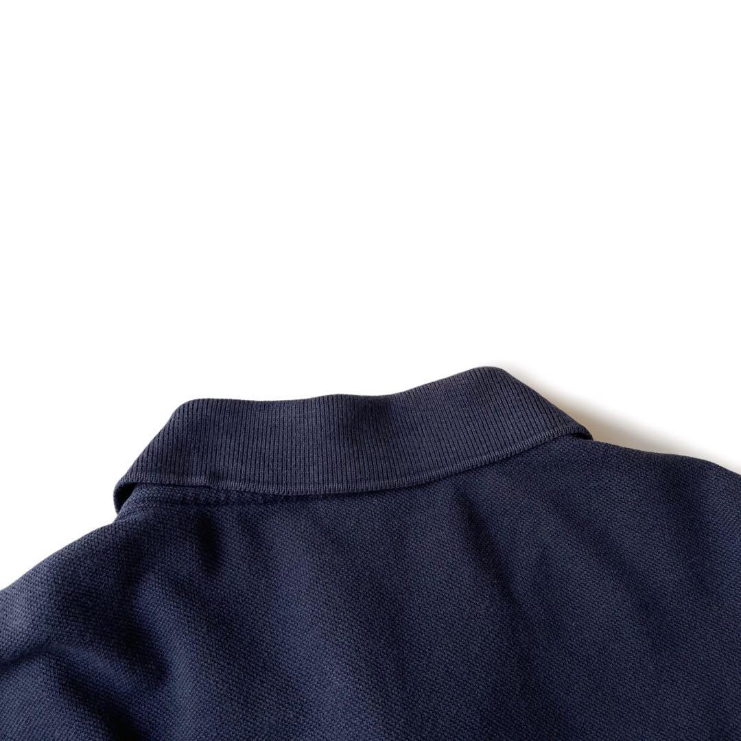90s CHEMISE LACOSTE ラコステ 長袖 ポロシャツ 無地