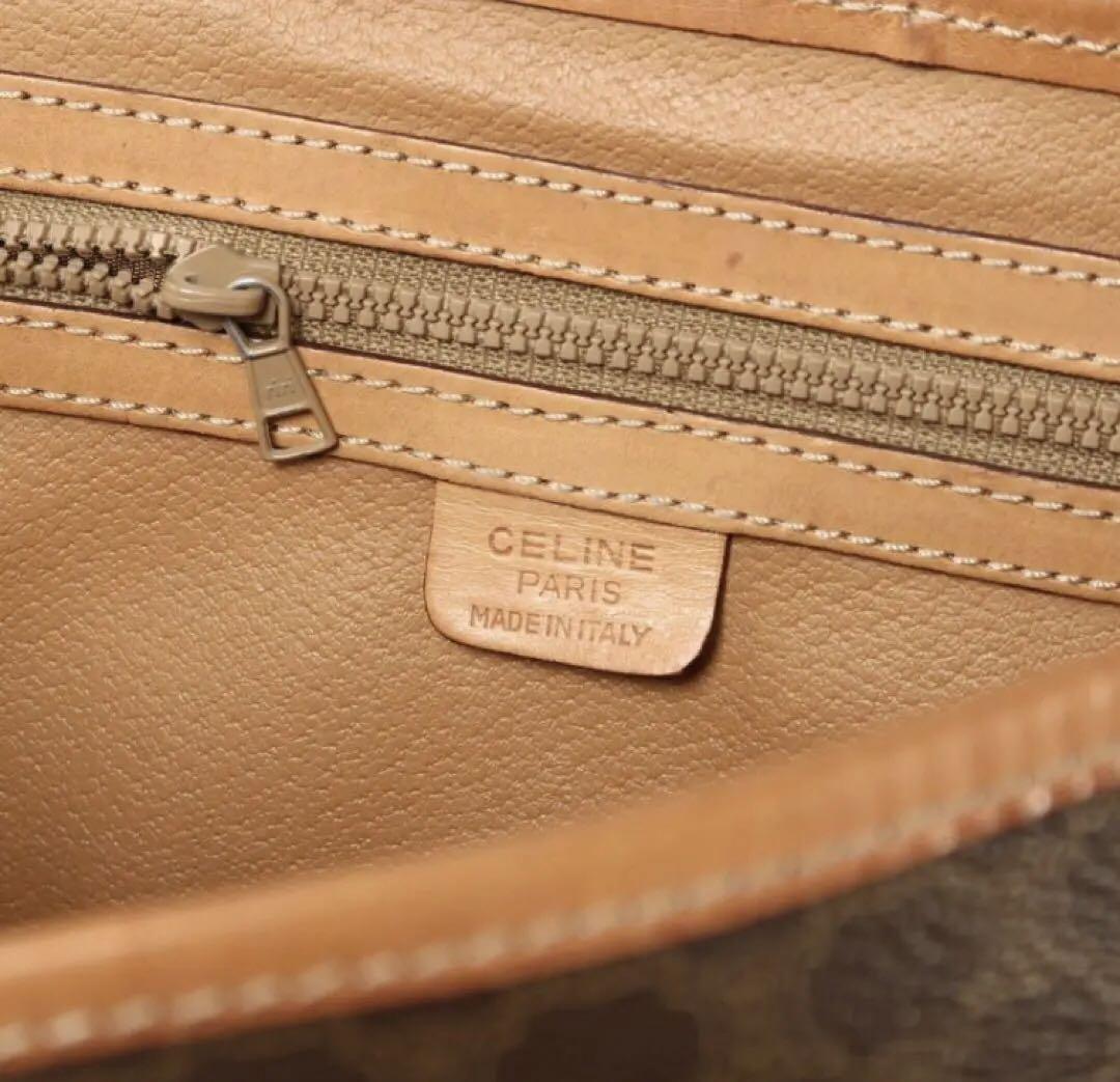CELINE オールドセリーヌ*マカダム柄　ショルダーバッグ　クロスボディバッグ