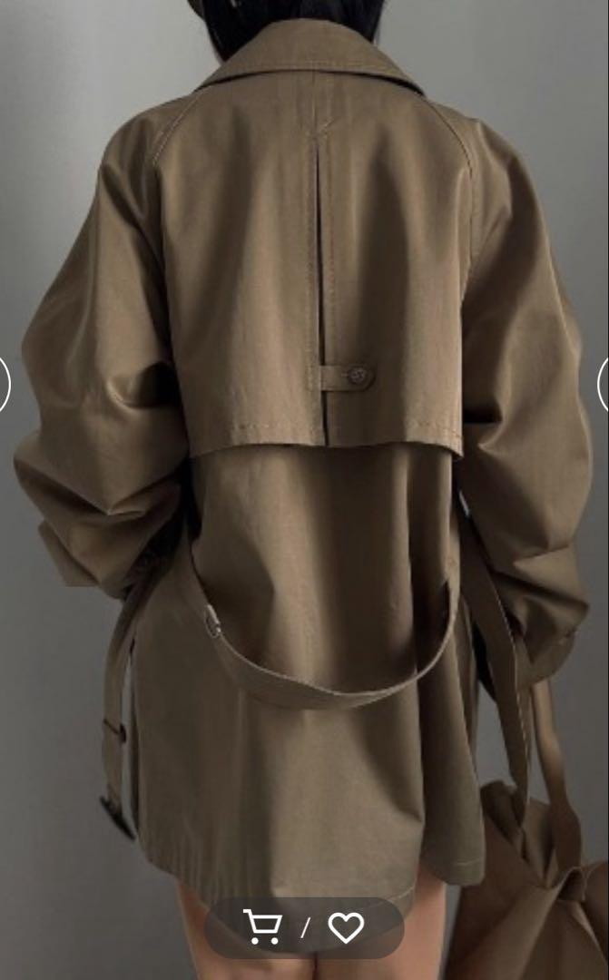 ジャケット・アウター AMERI MANTECO CLASSY TRENCH JACKET