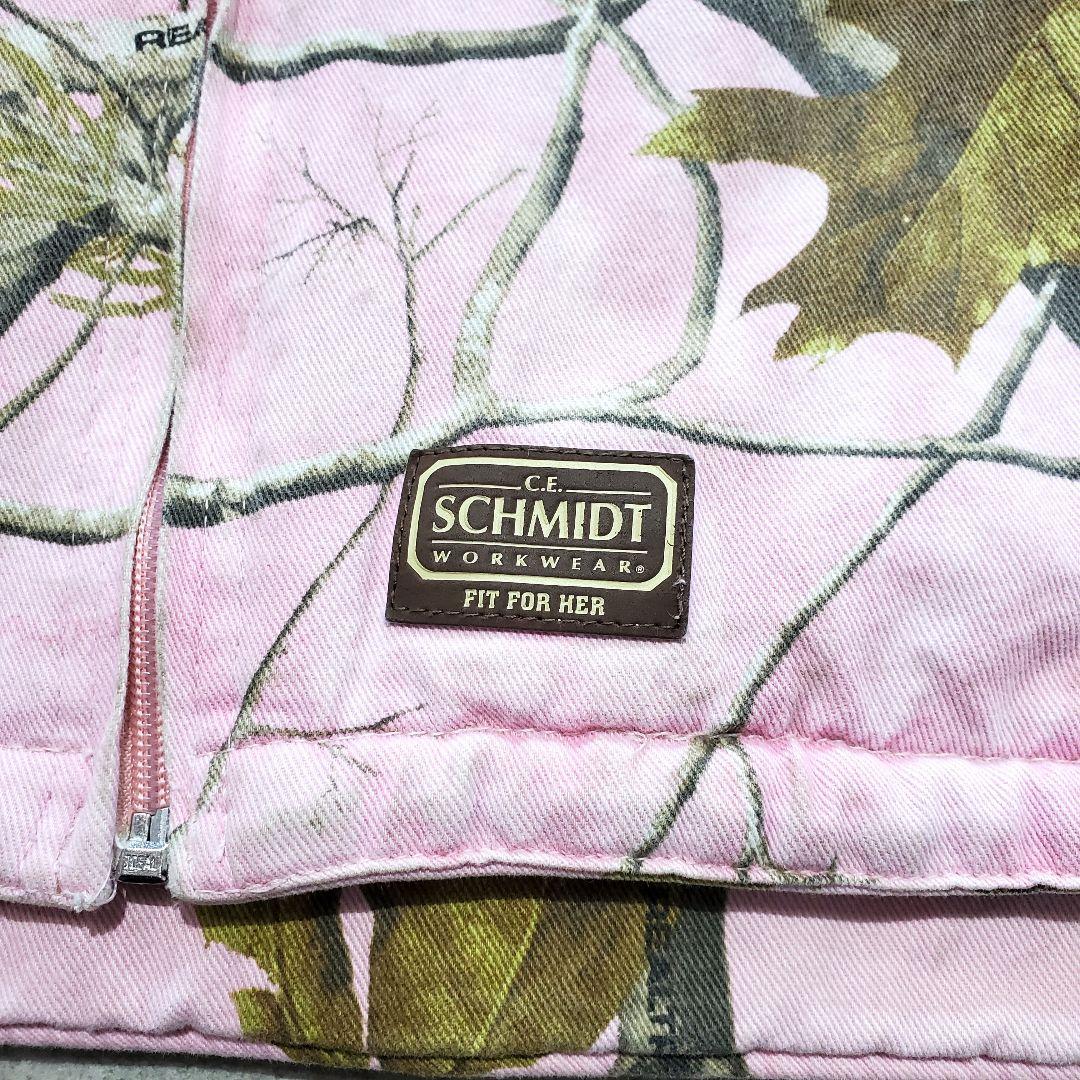 嶋津schmidt ワークジャケット リアルツリーカモフラージュ迷彩古着