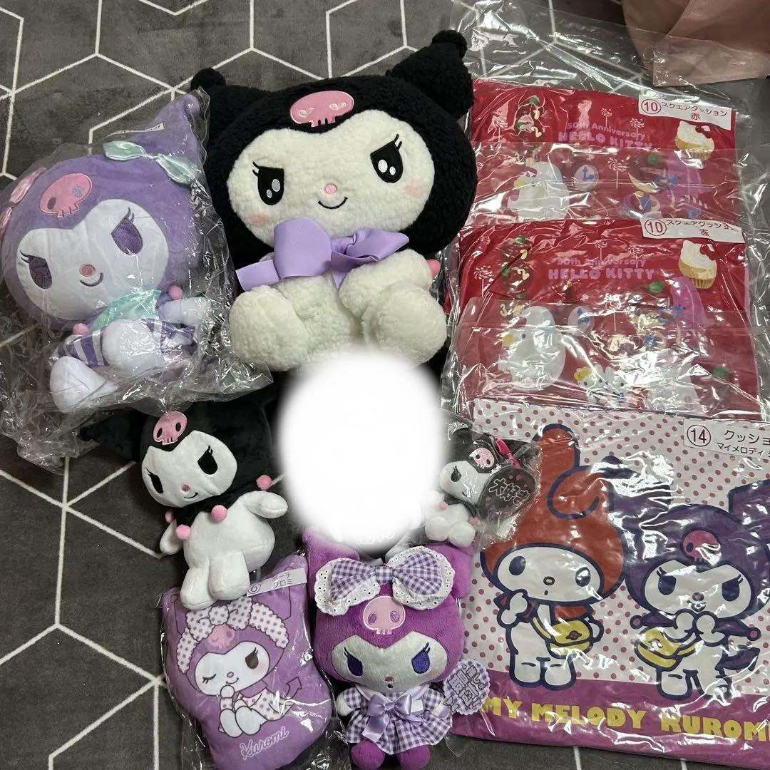 新品未使用サンリオ ハロウィン ハローキティ クロミ ぬいぐるみ マスコット キーホルダー