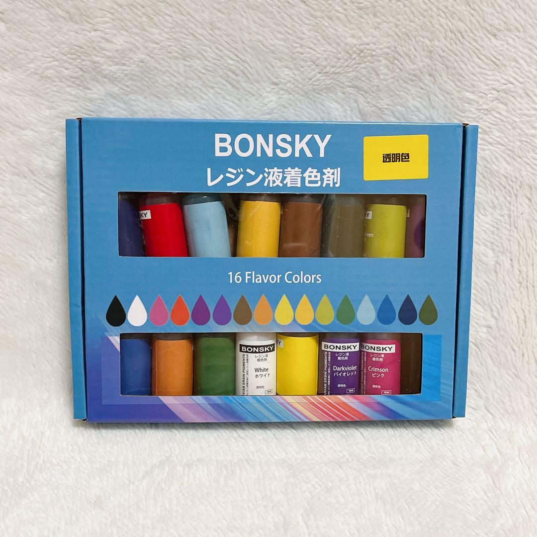 レジン 着色剤 レジン液 ハンドメイド DIY 透明色 16色 10ml 33,599円