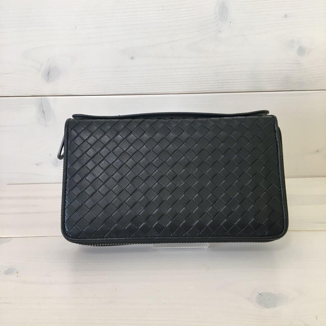 A31 新品 羊革 メンズ ダブルジップ 本革 ラムスキン 長財布