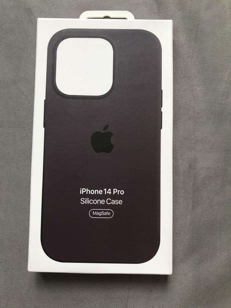 iPhone 14Pro シリコーンケース エルダーベリー純正MagSafe対応