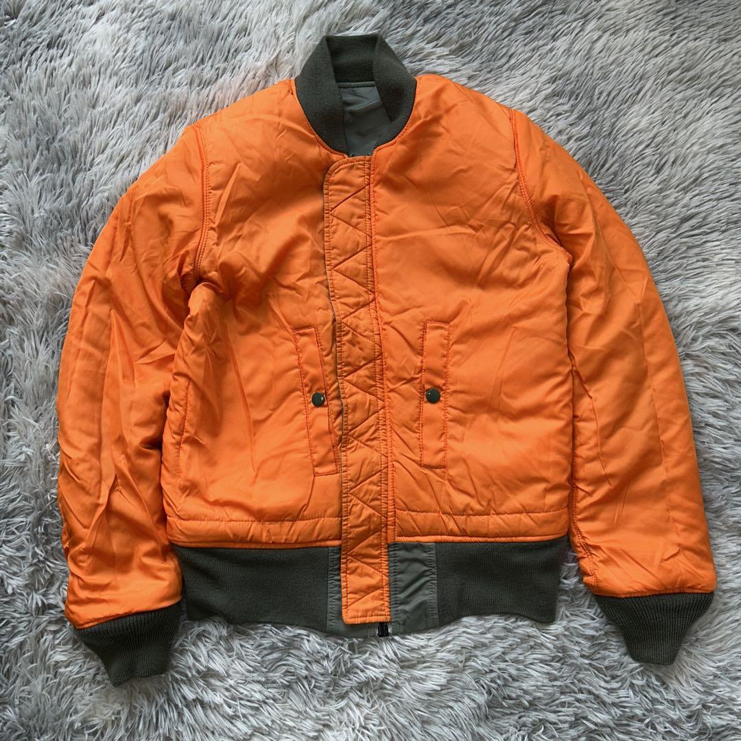 ALPHA INDUSTRIES リバーシブル MA-1フライトジャケット XS