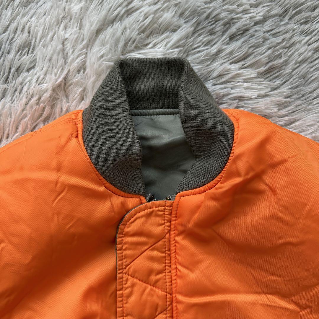 ALPHA INDUSTRIES リバーシブル MA-1フライトジャケット XS