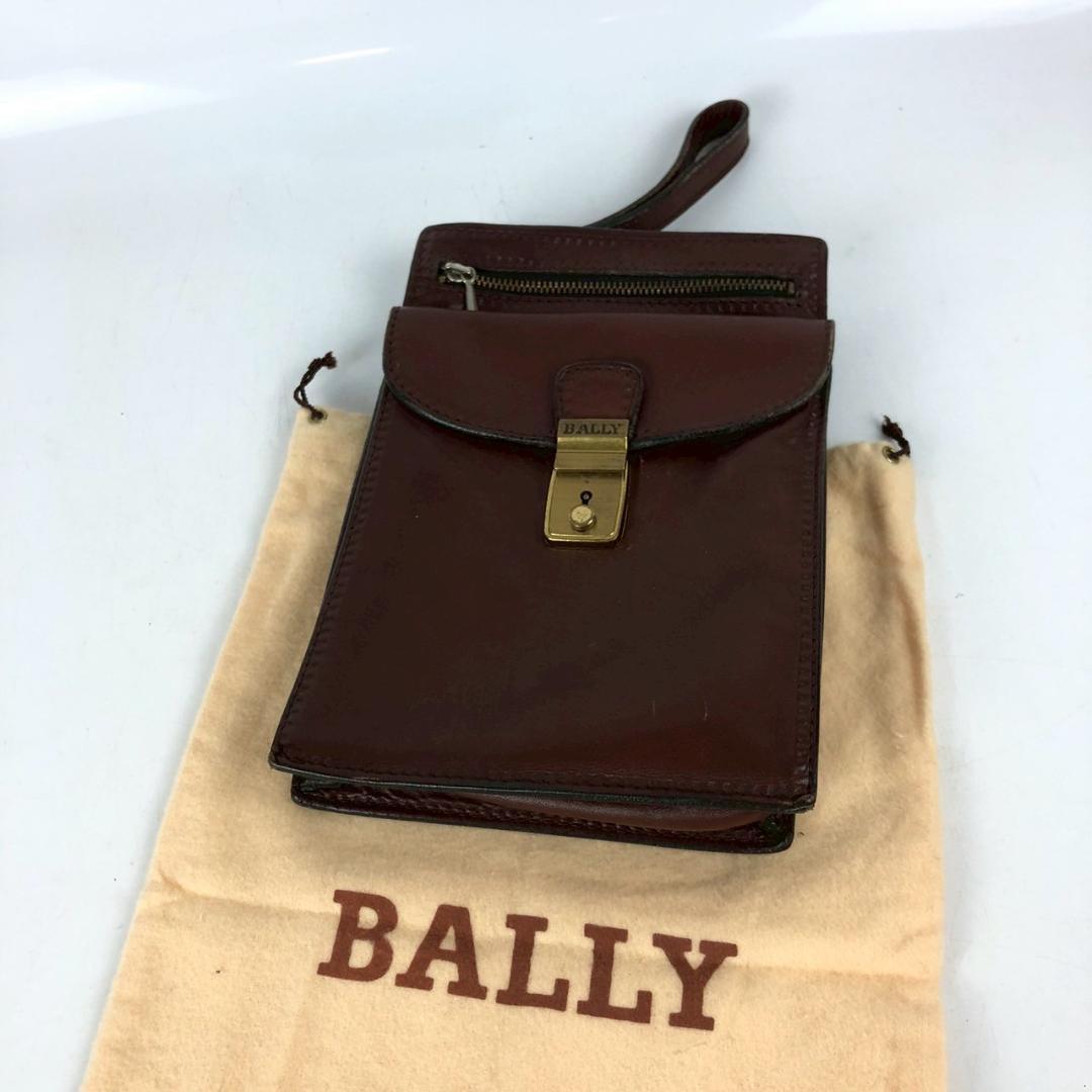 BALLY バリー クラッチバッグ レザー セカンドバッグ メンズ ブランド