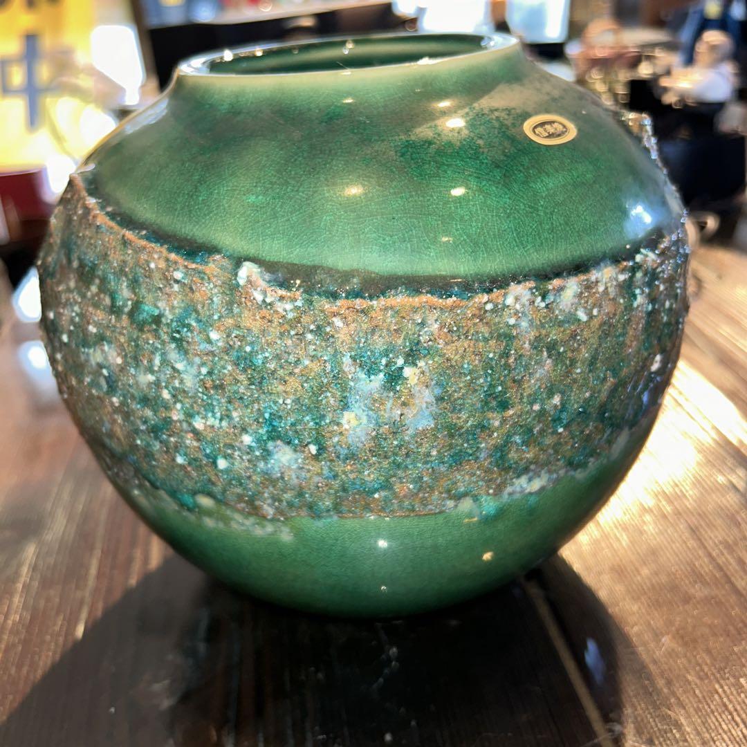 87 信楽焼 壺 花瓶 花器 骨董品 アンティーク雑貨 - メルカリ