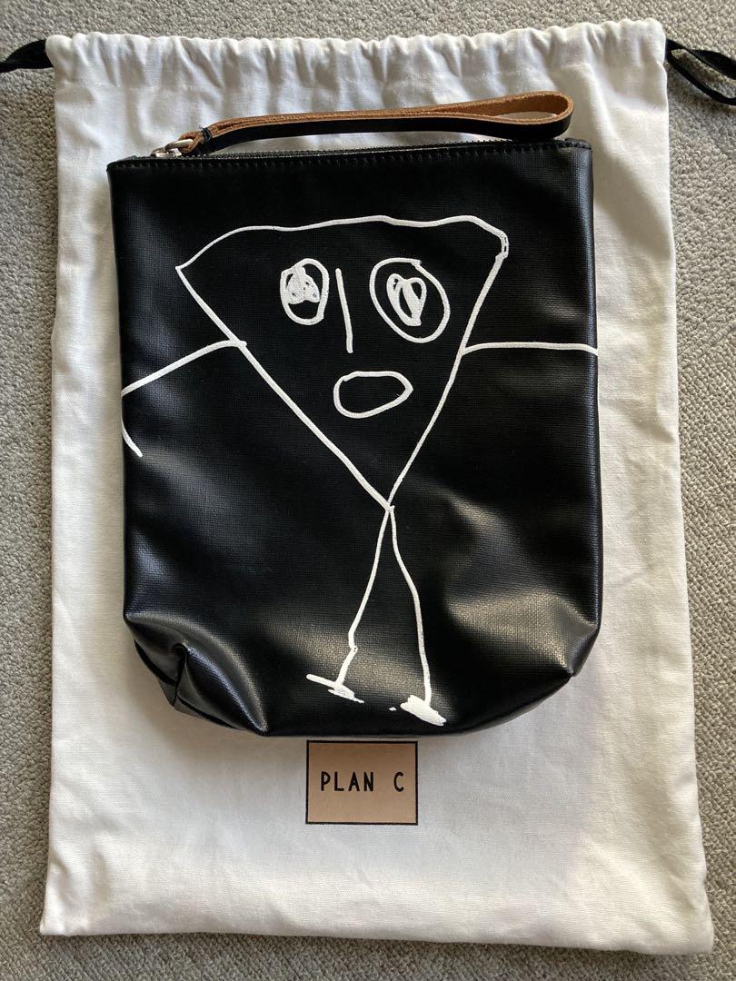 【ほぼほぼ未使用....】 plan c プランシー プリントバック Black