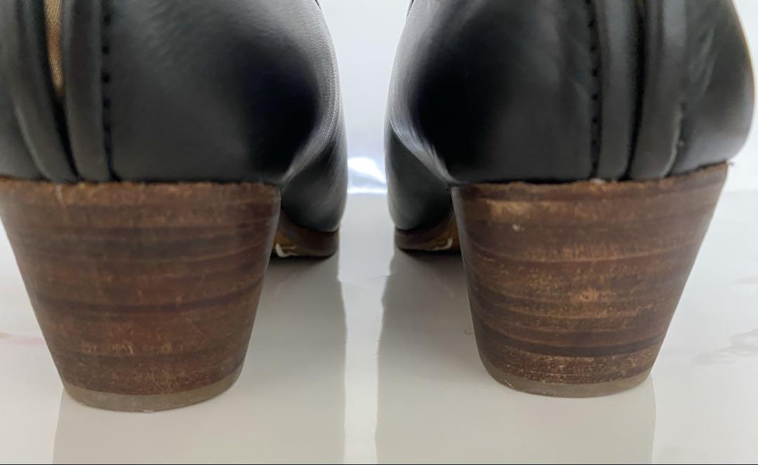 新品 siiwa hcubuch フーブ はまぐりがた カウレザーサボ 36