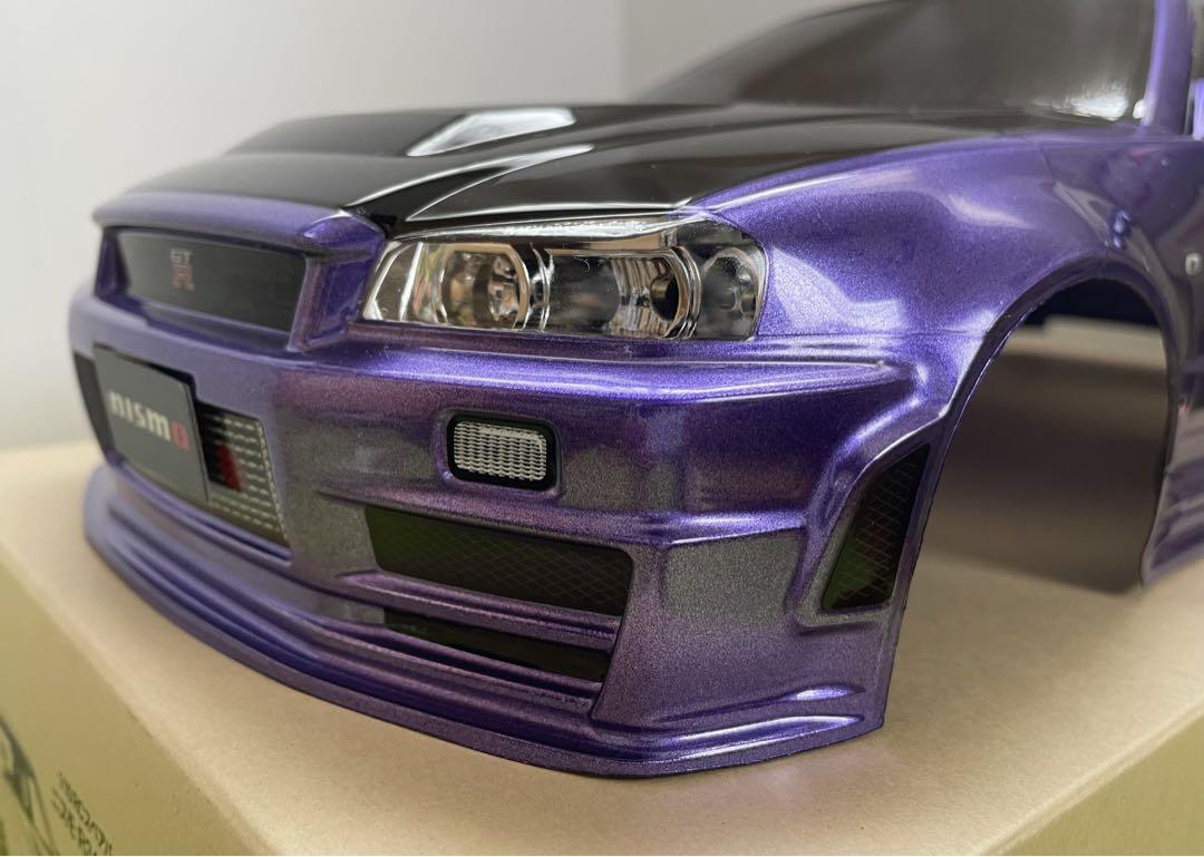 タミヤラジコンボディ　R34GTR Z-tune