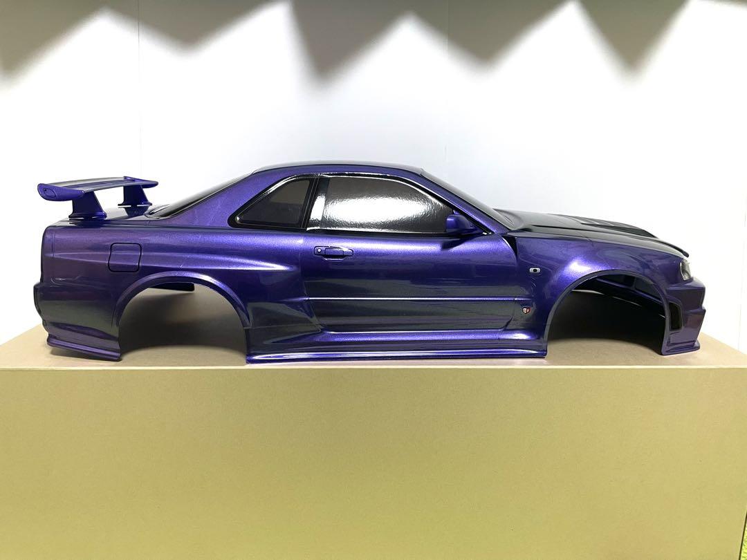 タミヤラジコンボディ　R34GTR Z-tune