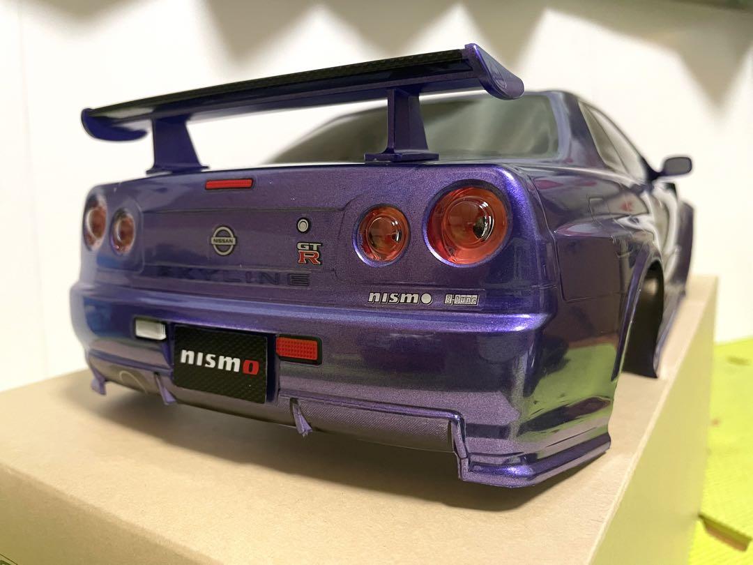 タミヤラジコンボディ　R34GTR Z-tune