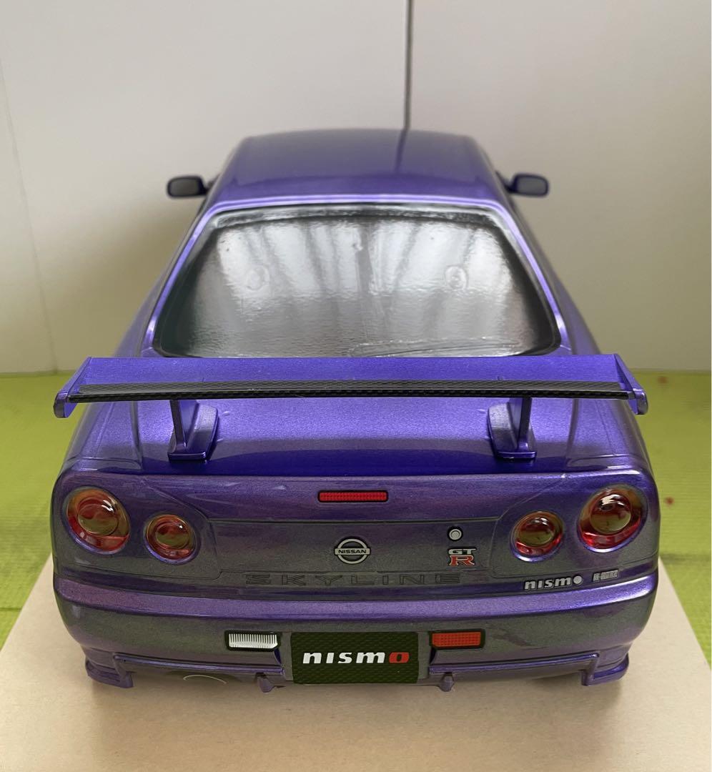 タミヤラジコンボディ　R34GTR Z-tune