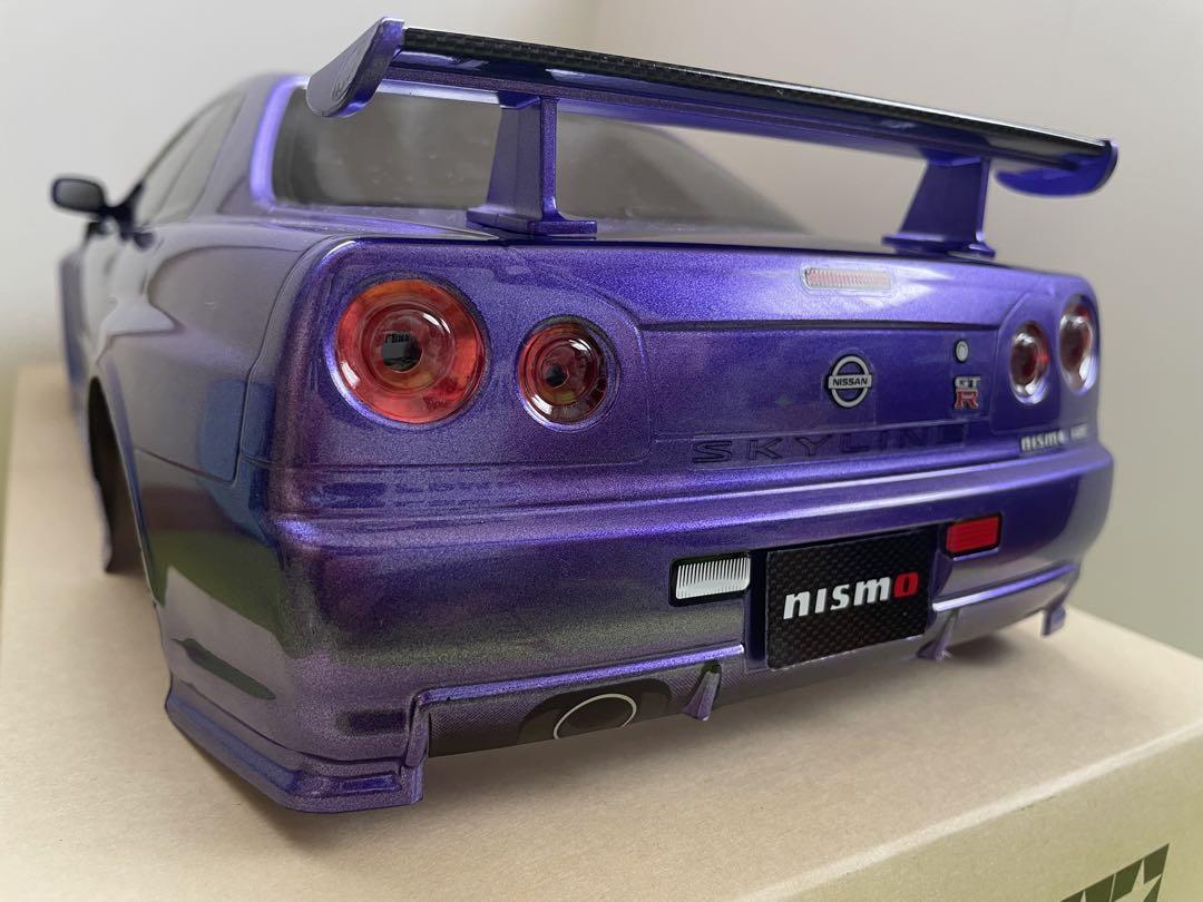 タミヤラジコンボディ　R34GTR Z-tune