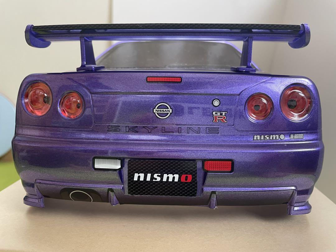 タミヤラジコンボディ　R34GTR Z-tune